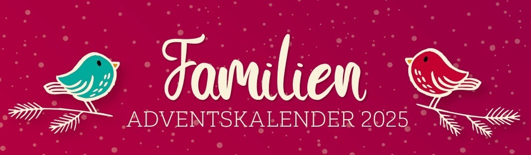 Banner des Familienadventskalender des Evangelischen Medienhaus mit Verlinkung zur erklärenden Seite